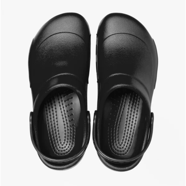 Crocs At Work BISTRO Unisex Slip-Resistant Work Clogs Black - Image 2