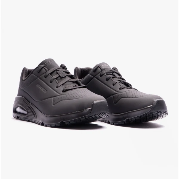 Skechers Work 108021EC UNO SR Womens Occupational Trainers Black - Image 2