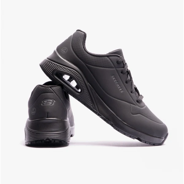 Skechers Work 108021EC UNO SR Womens Occupational Trainers Black - Image 5