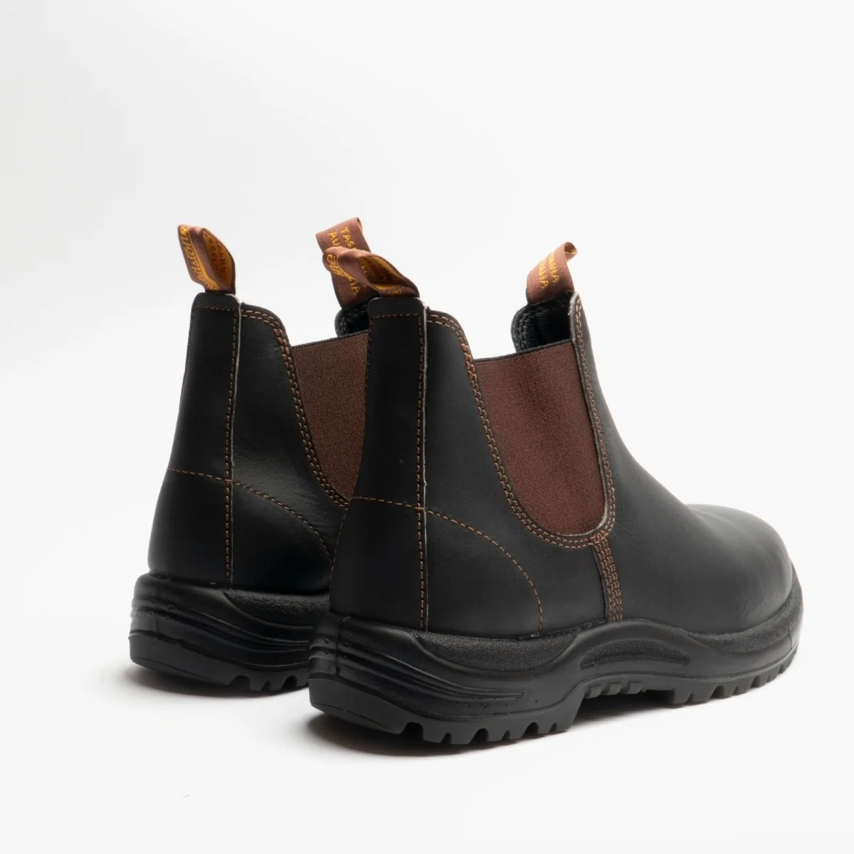 Blundstone 192 Unisex Safety Toe Dealer Boots Stout Brown - Image 12