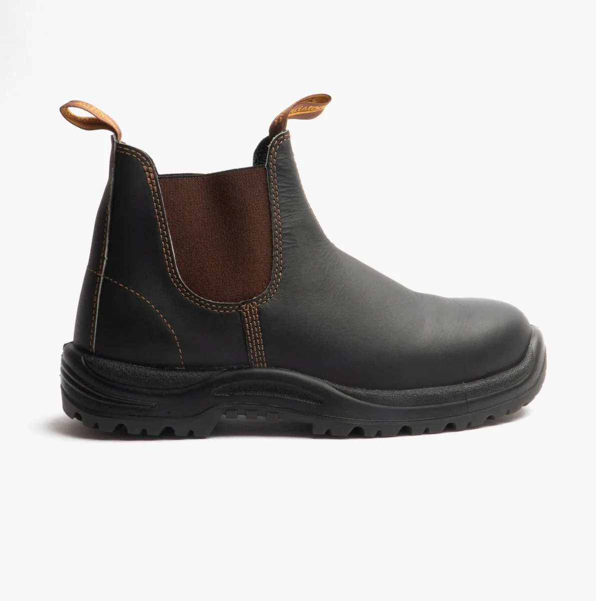 Blundstone 192 Unisex Safety Toe Dealer Boots Stout Brown - Image 7