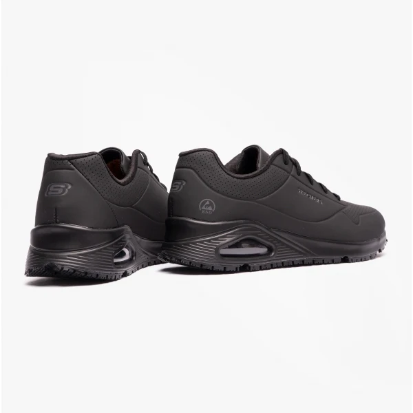 Skechers Work 200054EC UNO - SUTAL SR Mens Occupational Trainers Black - Image 3