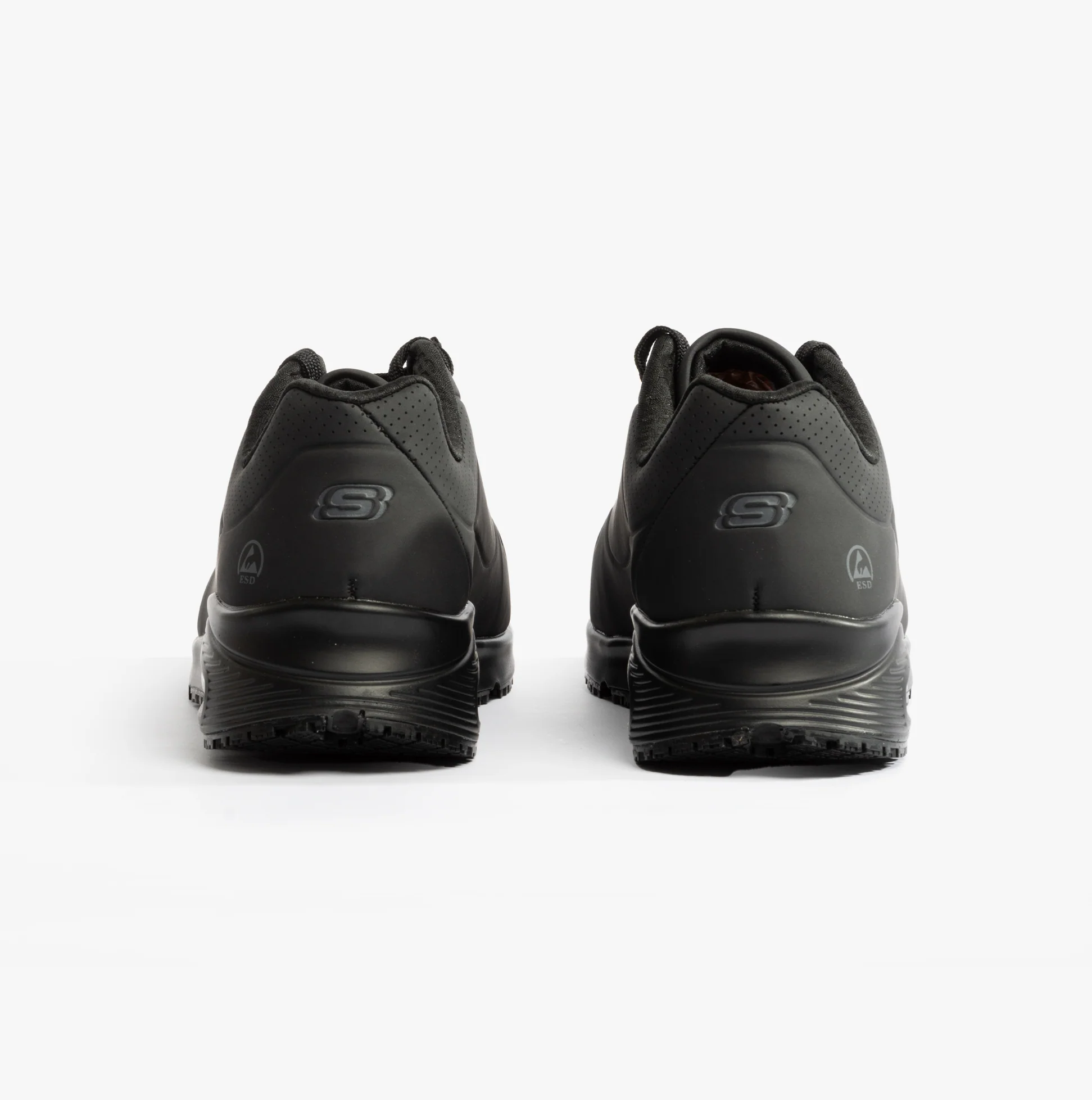 Skechers Work 200177EC UNO SR - DOLTIN Mens Safety Trainers Black - Image 3