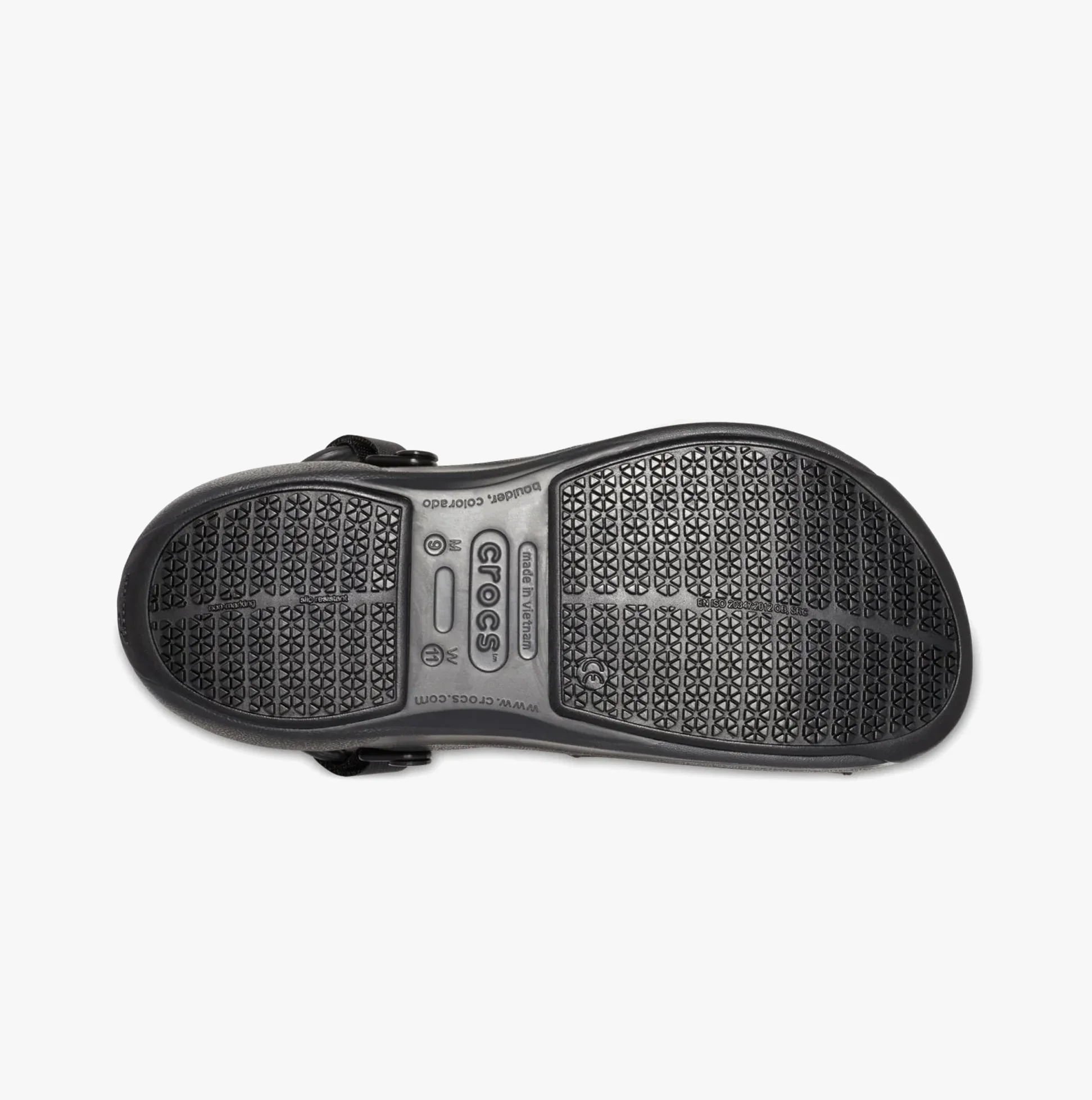 Crocs At Work BISTRO PRO LITERIDE Unisex Slip-Resistant Work Clogs Black - Image 4
