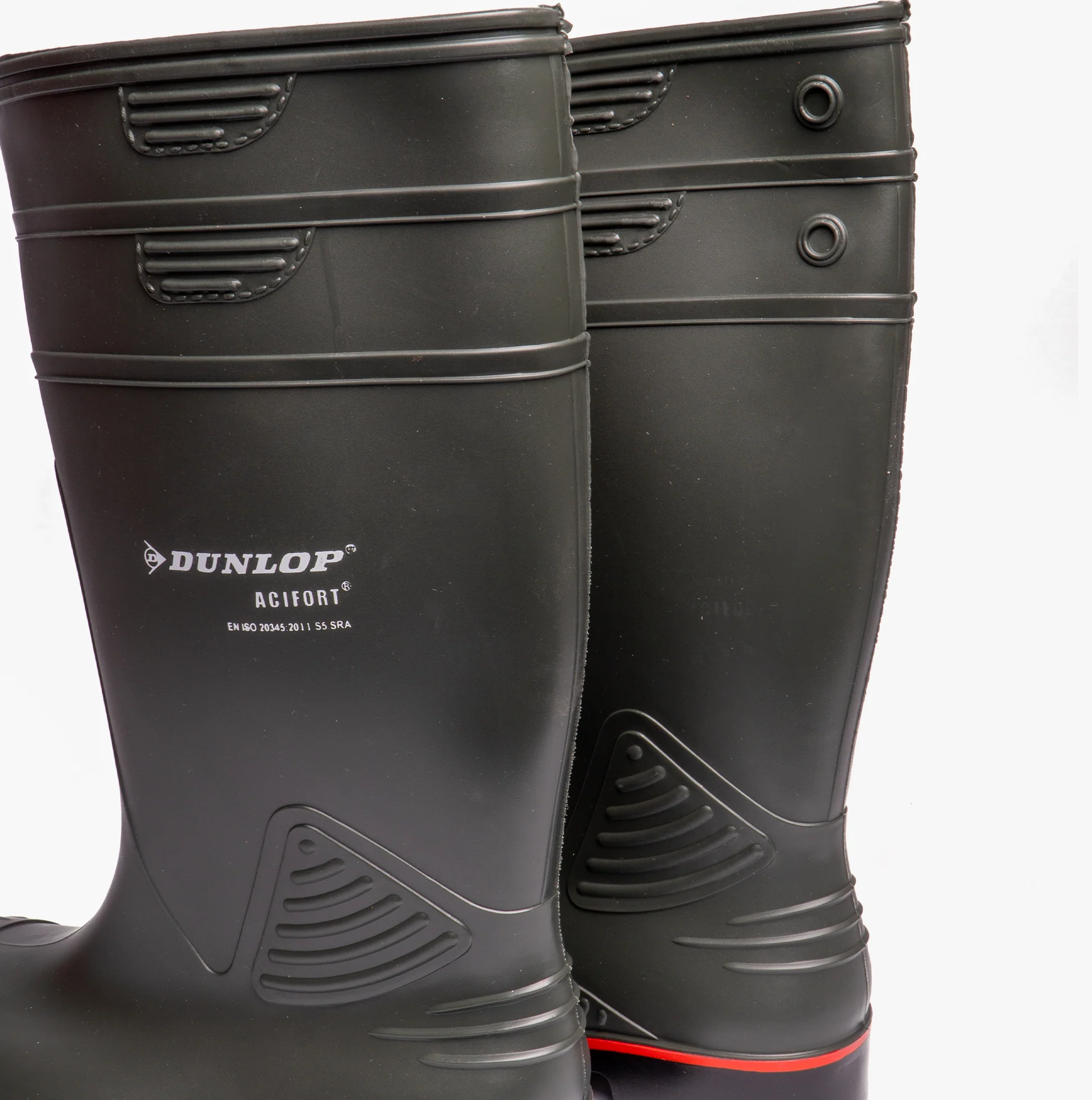 Dunlop ACIFORT Mens Safety Wellington Boots Dark Green - Image 4