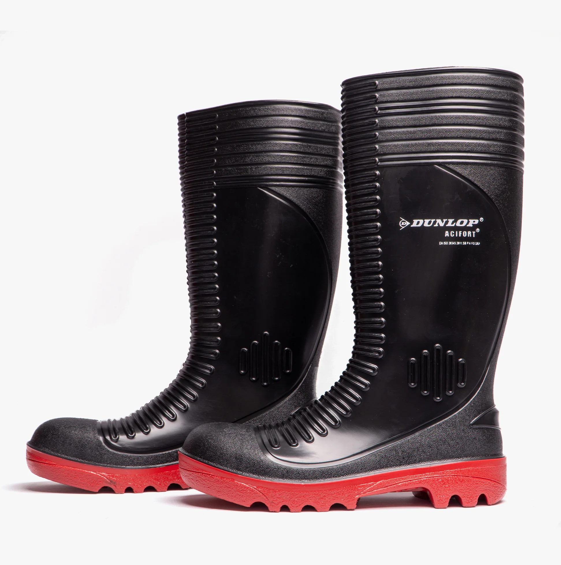 Dunlop ACIFORT Mens Safety Wellington Boots Black - Image 5