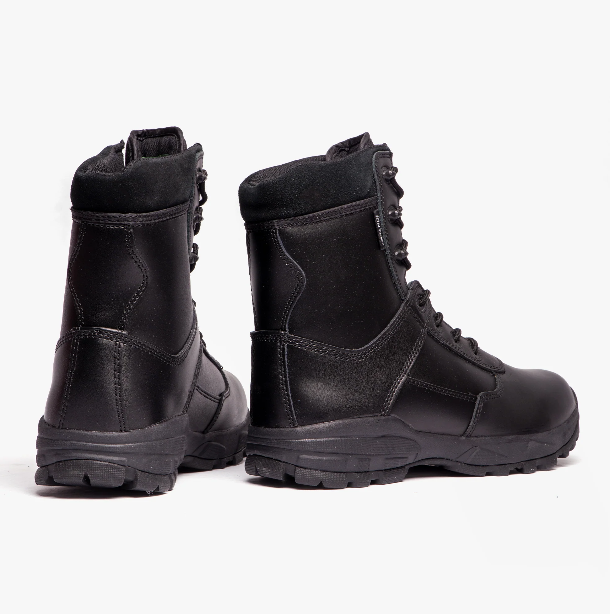 Grafters AMBUSH Unisex Waterproof Leather Work Boots Black - Image 3