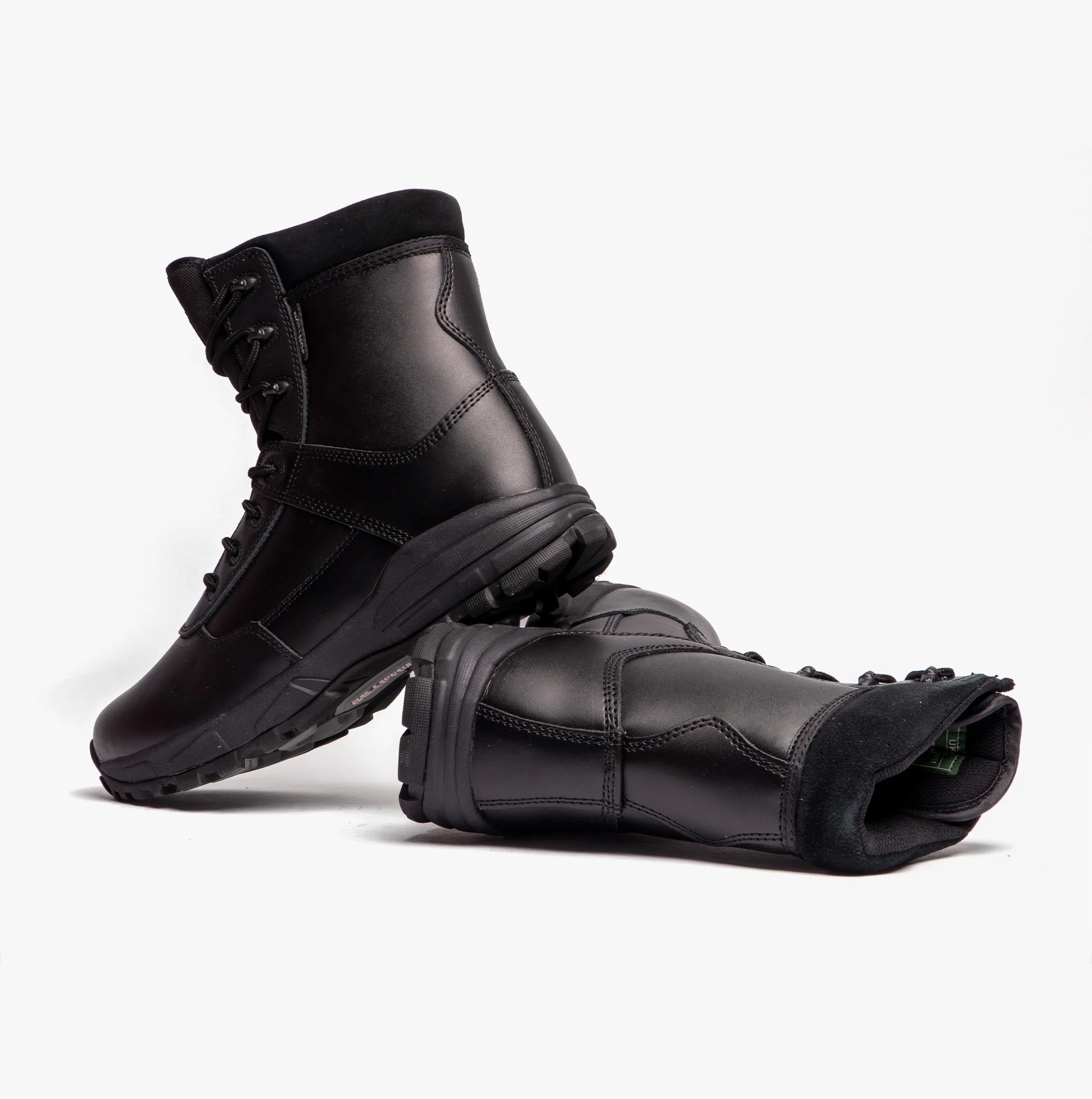 Grafters AMBUSH Unisex Waterproof Leather Work Boots Black - Image 7