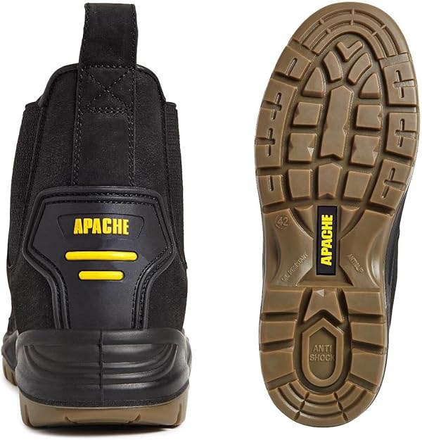 Apache AP714SM Mens Dealer Boots Black - Image 3