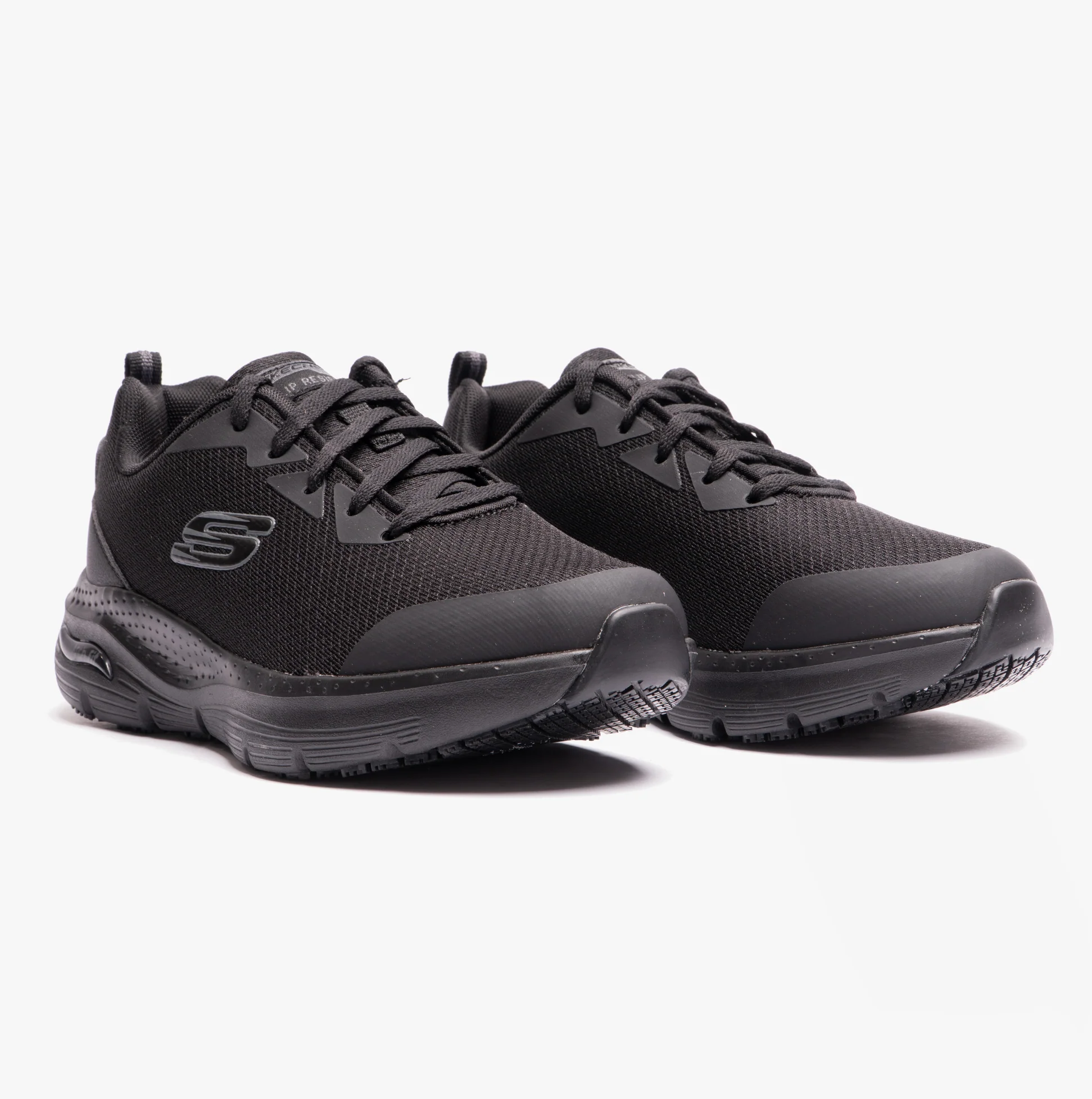 Skechers Work 108019EC ARCH FIT SR Womens Occupational Trainers Black - Image 5