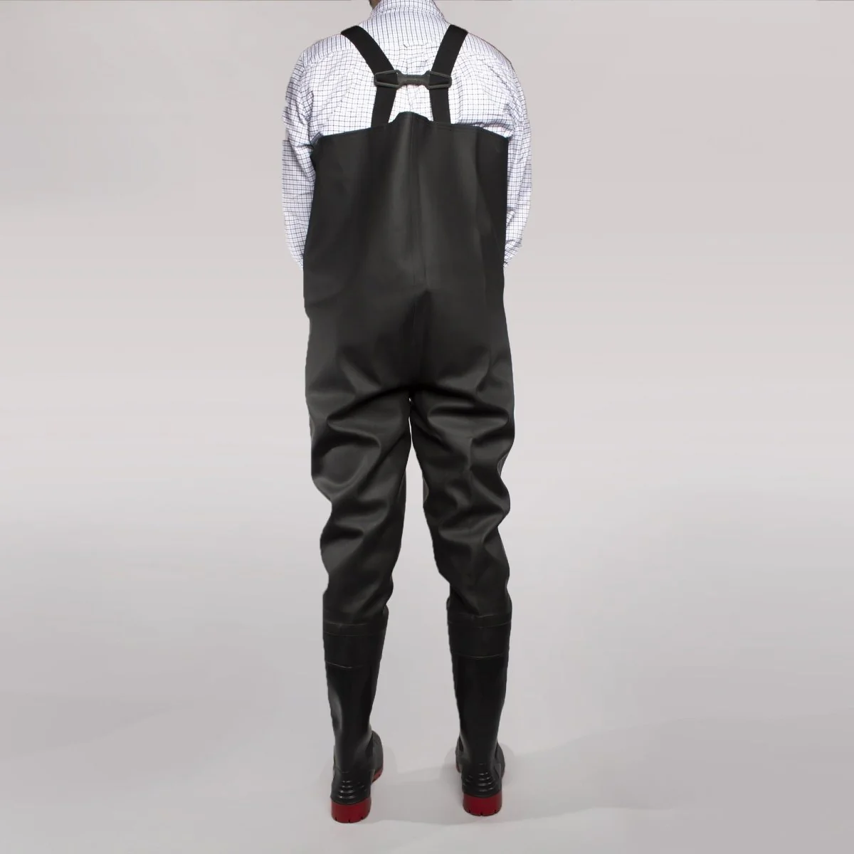 Amblers Safety DANUBE Unisex Safety Waders Black/Red - Image 7