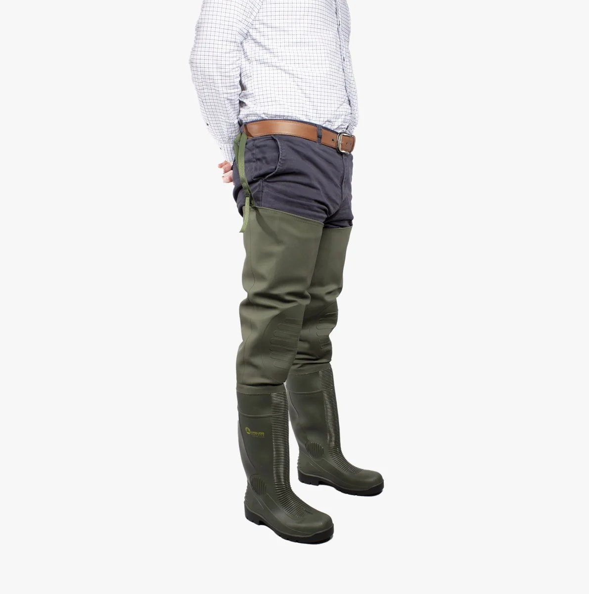 Amblers Safety FORTH Unisex Safety Thigh Waders Green - Image 10