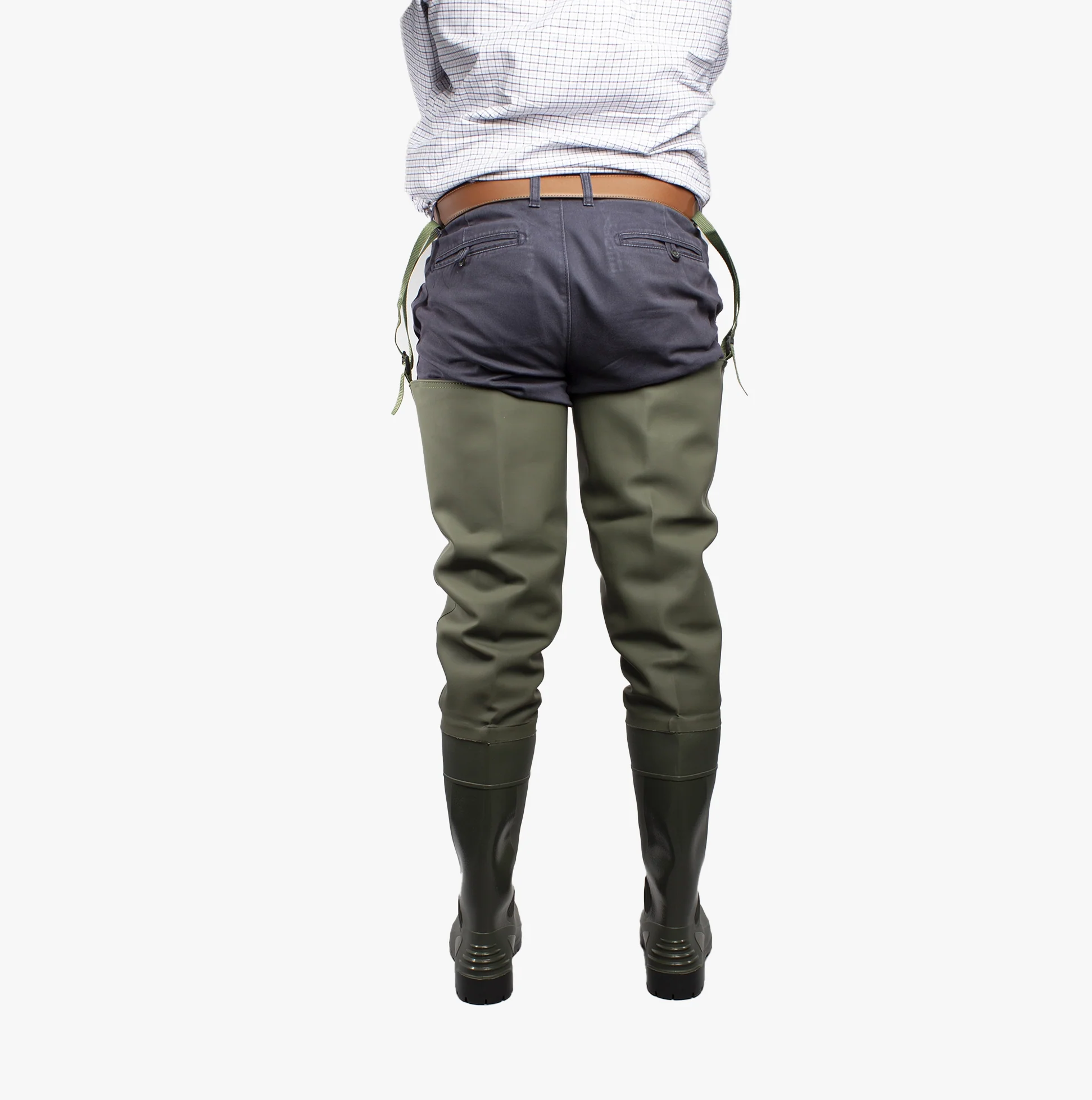 Amblers Safety FORTH Unisex Safety Thigh Waders Green - Image 4