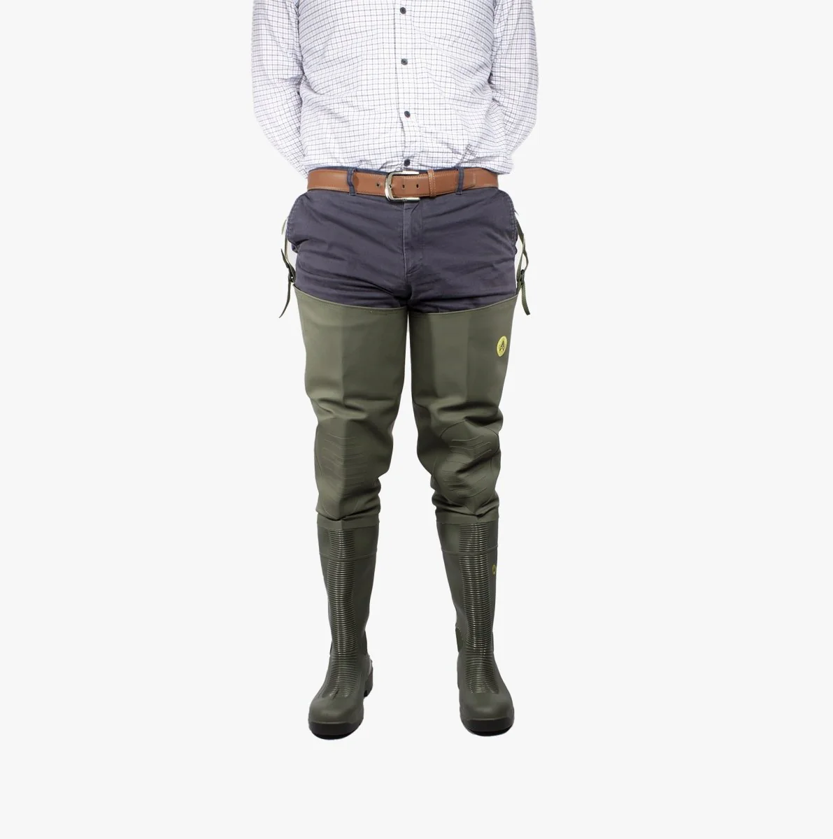 Amblers Safety FORTH Unisex Safety Thigh Waders Green - Image 6