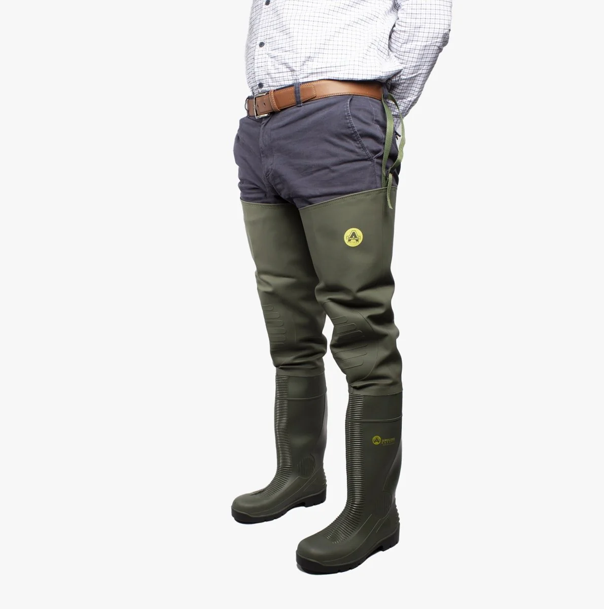 Amblers Safety FORTH Unisex Safety Thigh Waders Green - Image 8