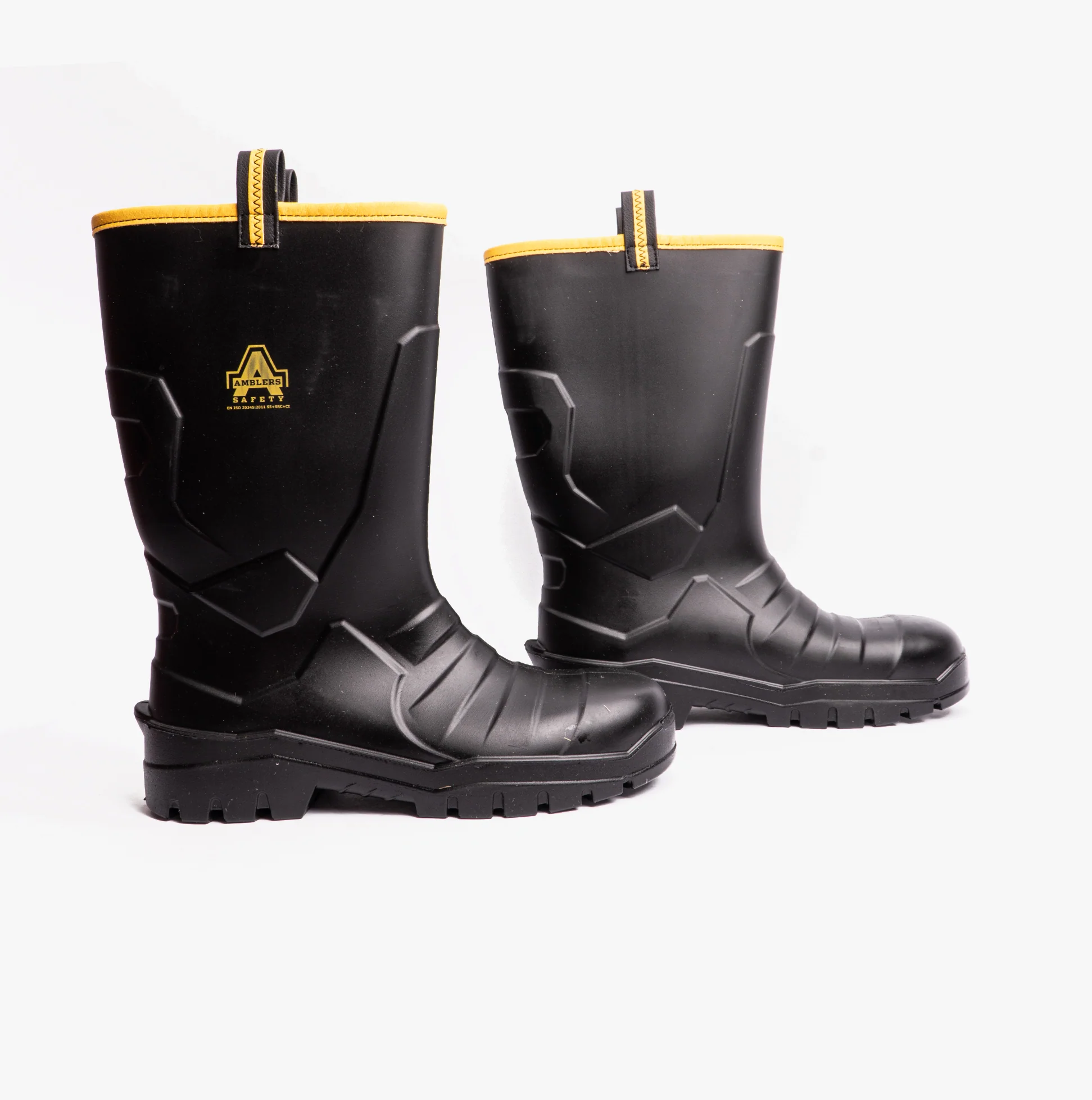 Amblers Safety AS1008 Unisex Safety Wellington Boots Black - Image 3