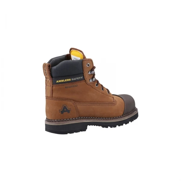 Amblers Safety AUSTWICK Mens Leather Safety Boots Brown - Image 4