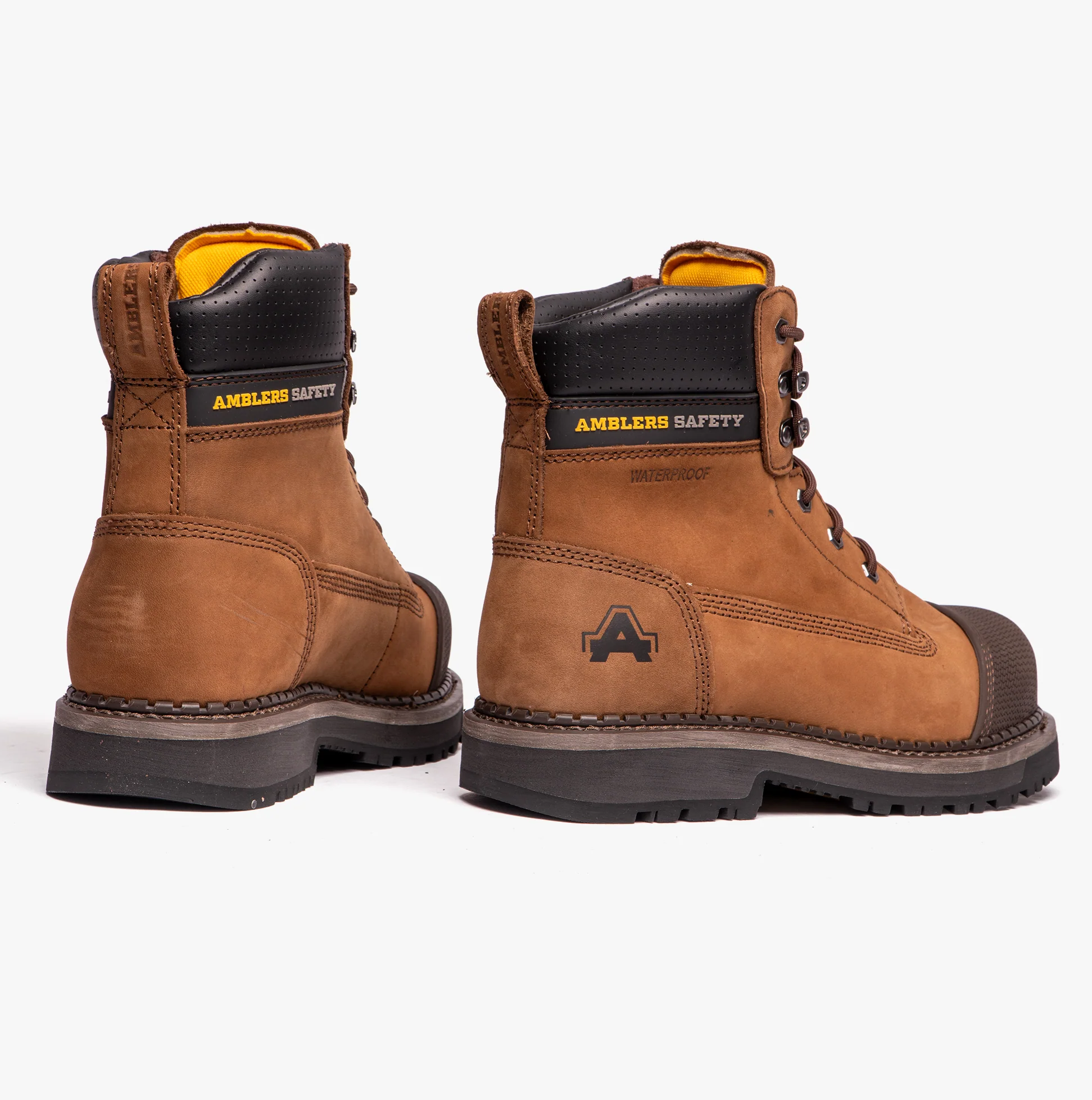 Amblers Safety AUSTWICK Mens Leather Safety Boots Brown - Image 7