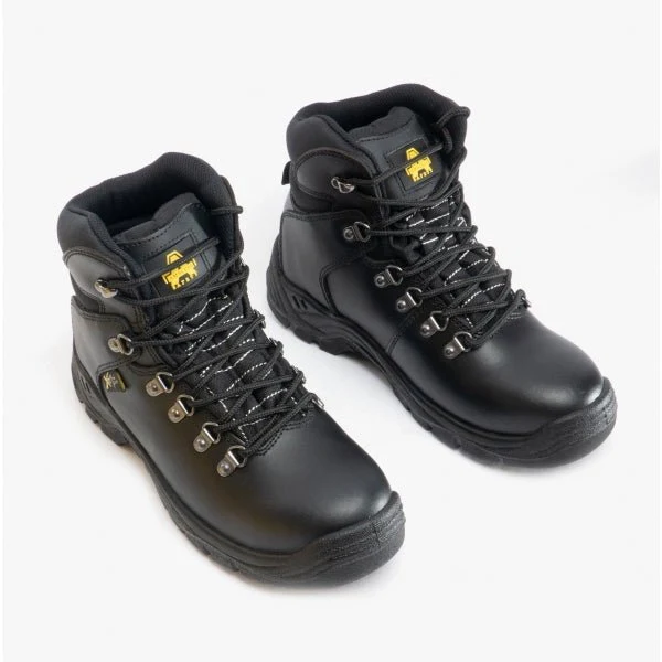 Amblers Safety AS335 MOORFOOT S3 Unisex Leather Safety Boots Black - Image 8