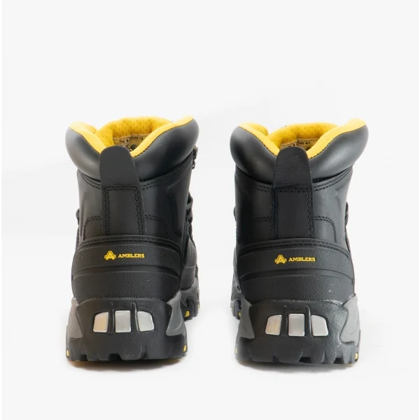 Amblers Safety AS803 Mens Leather Safety Wide Fitting Boots Black - Image 5