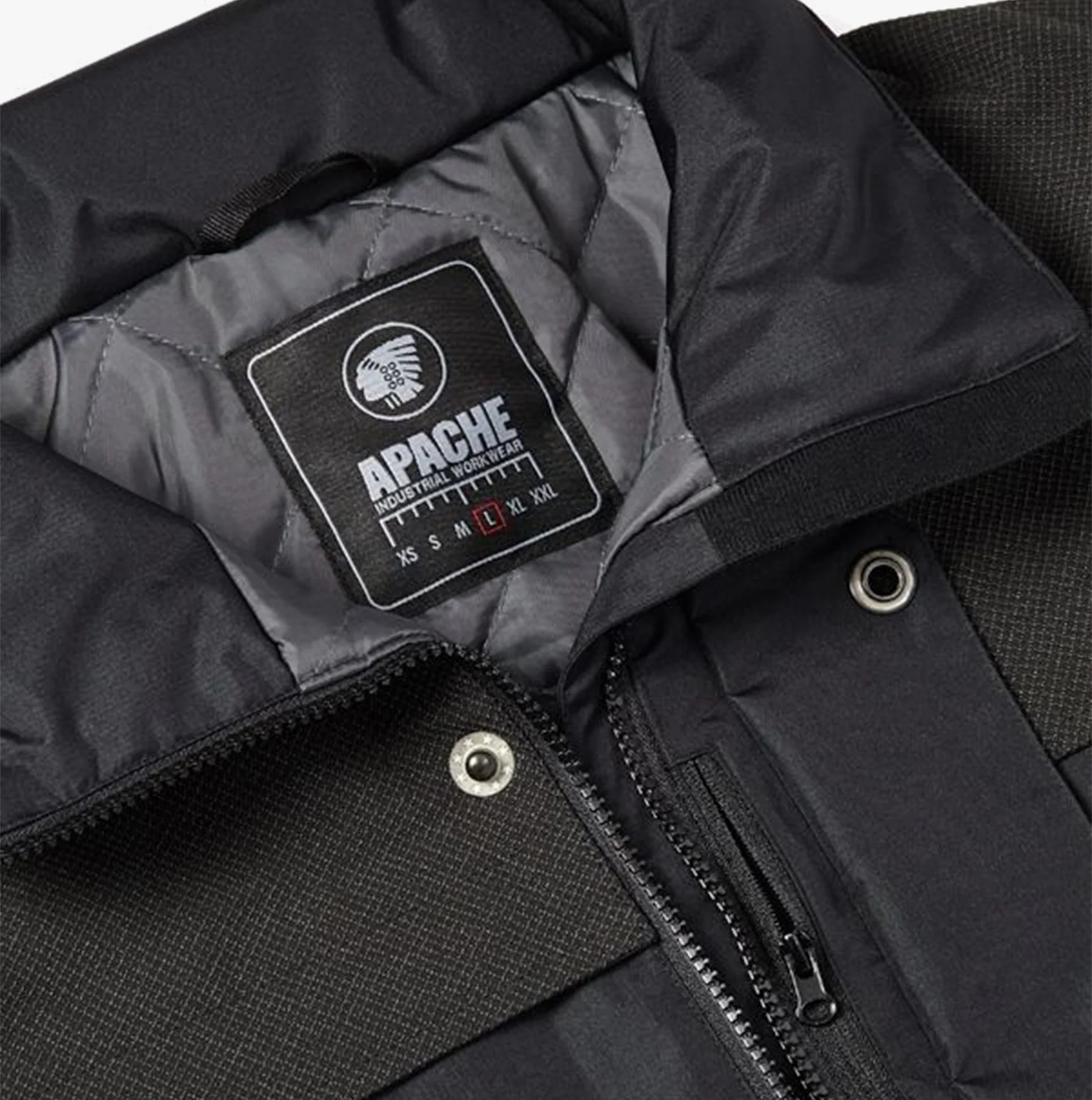 Apache ATS Mens Waterproof Coat Black - Image 5