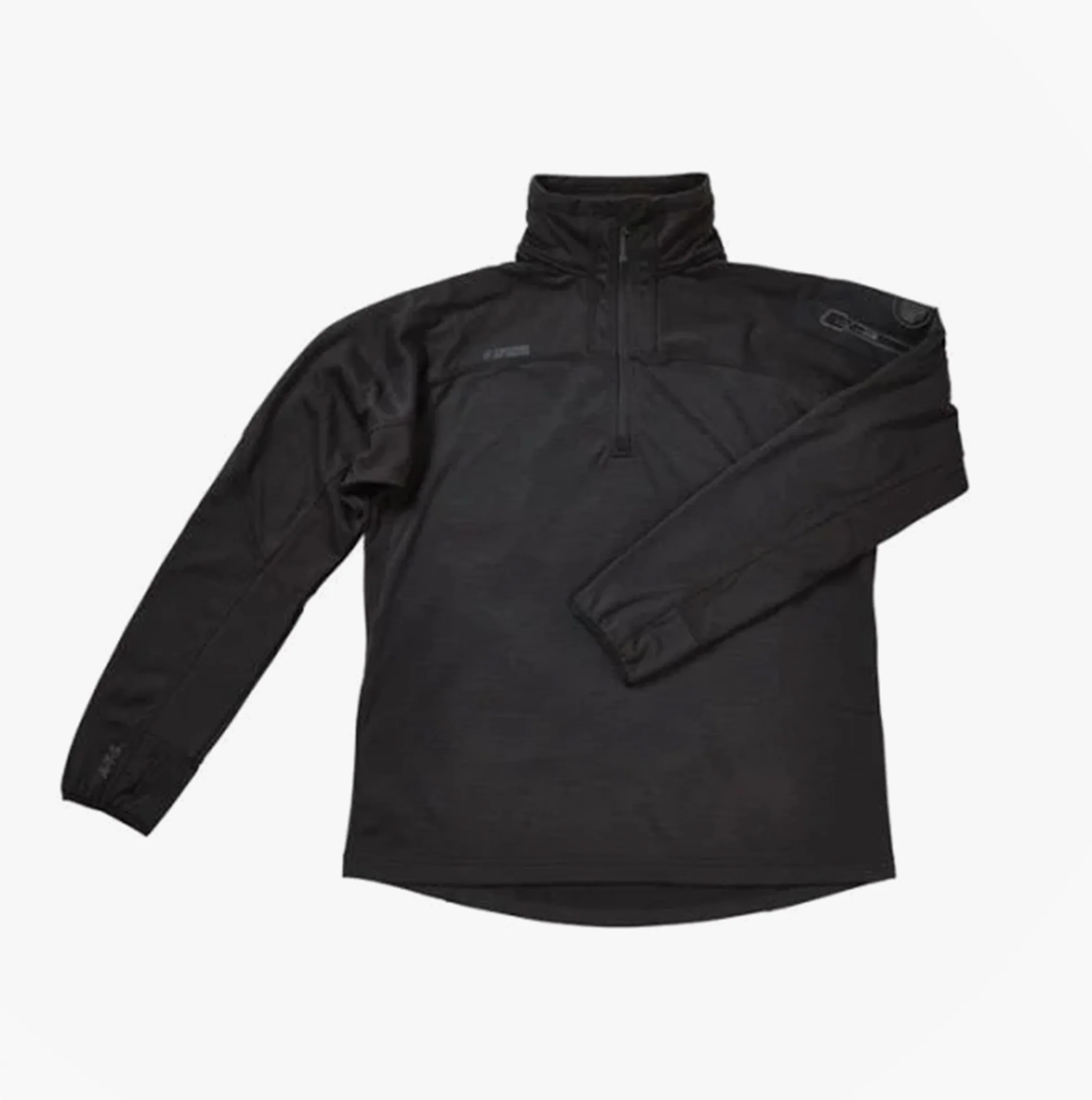 Apache ATS TECH Mens Quarter-Zip Fleece Black - Image 2