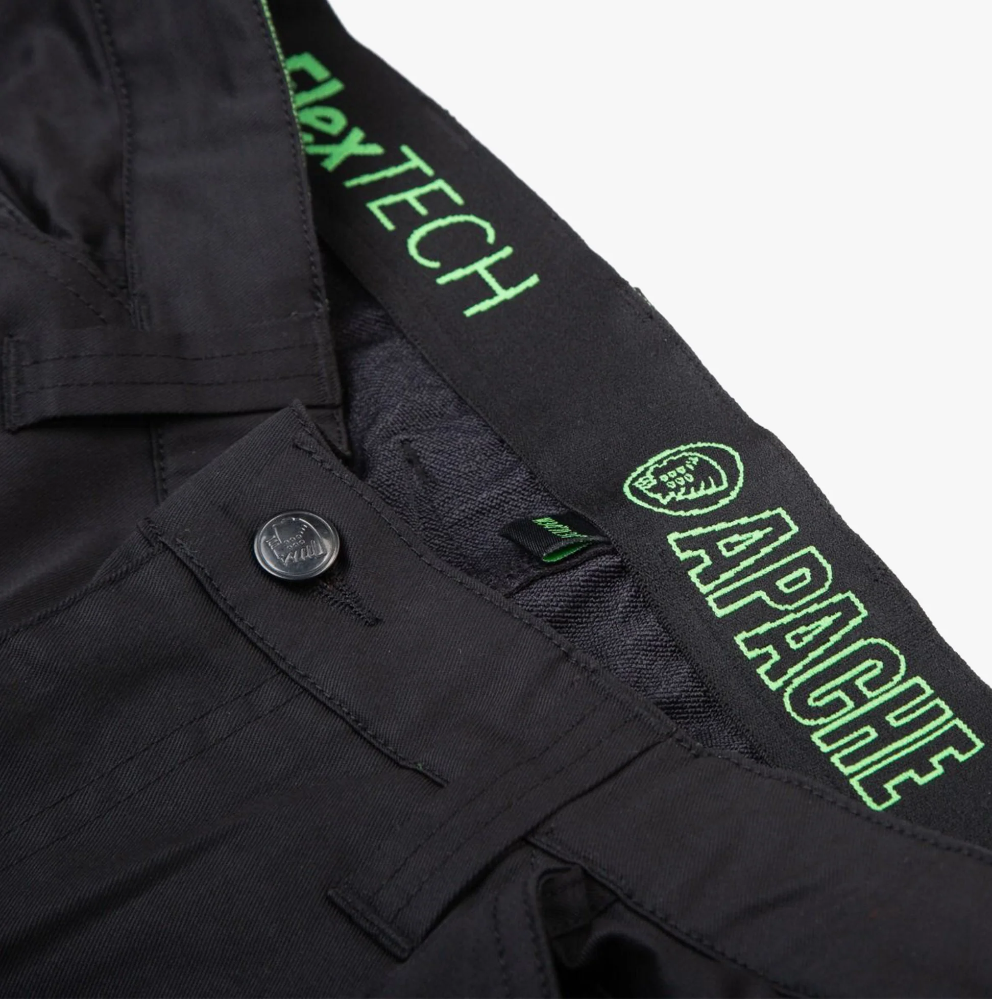Apache BANCROFT Mens Trousers Black - Image 5