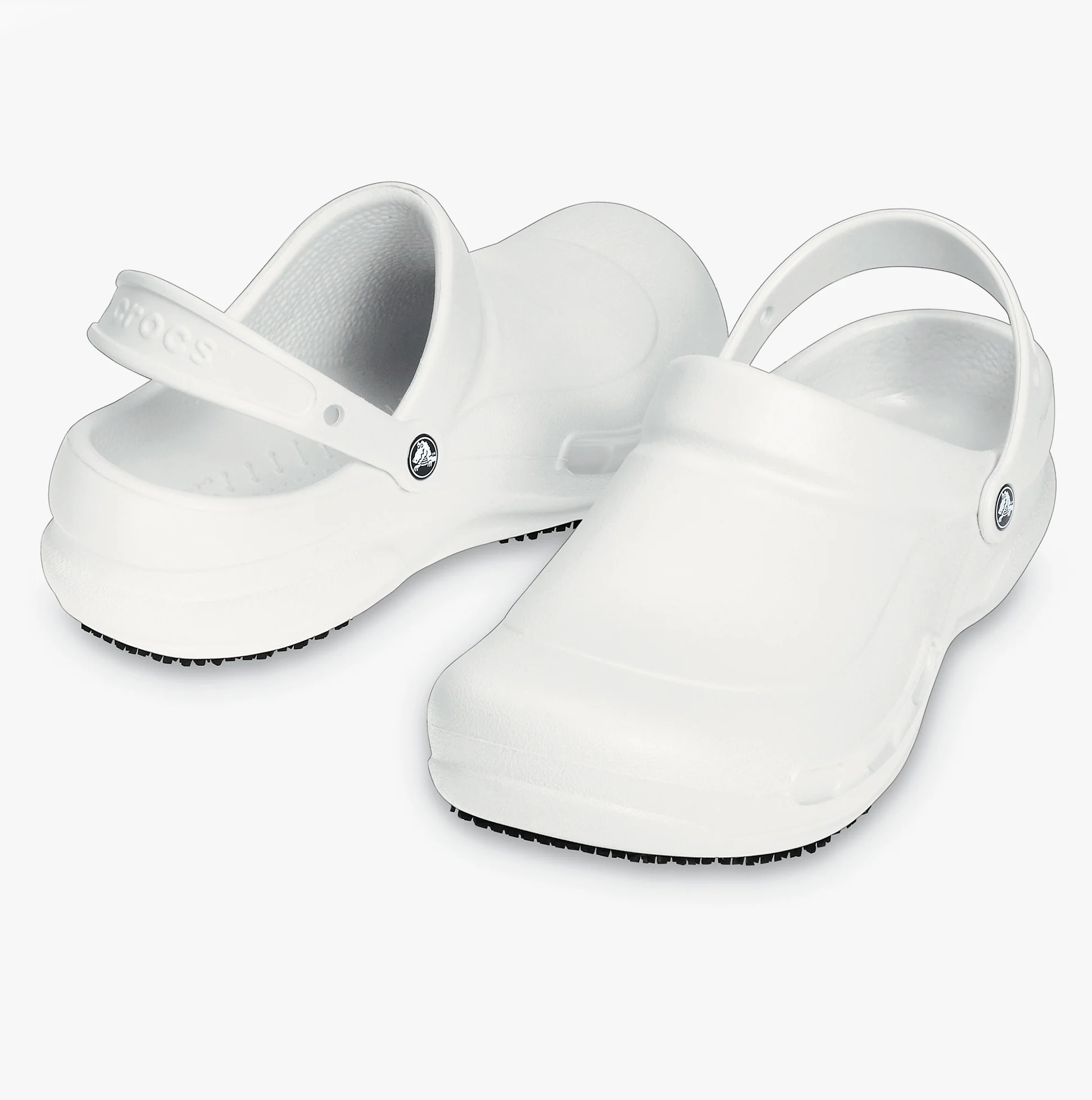Crocs At Work BISTRO Unisex Slip-Resistant Work Clogs White - Image 4