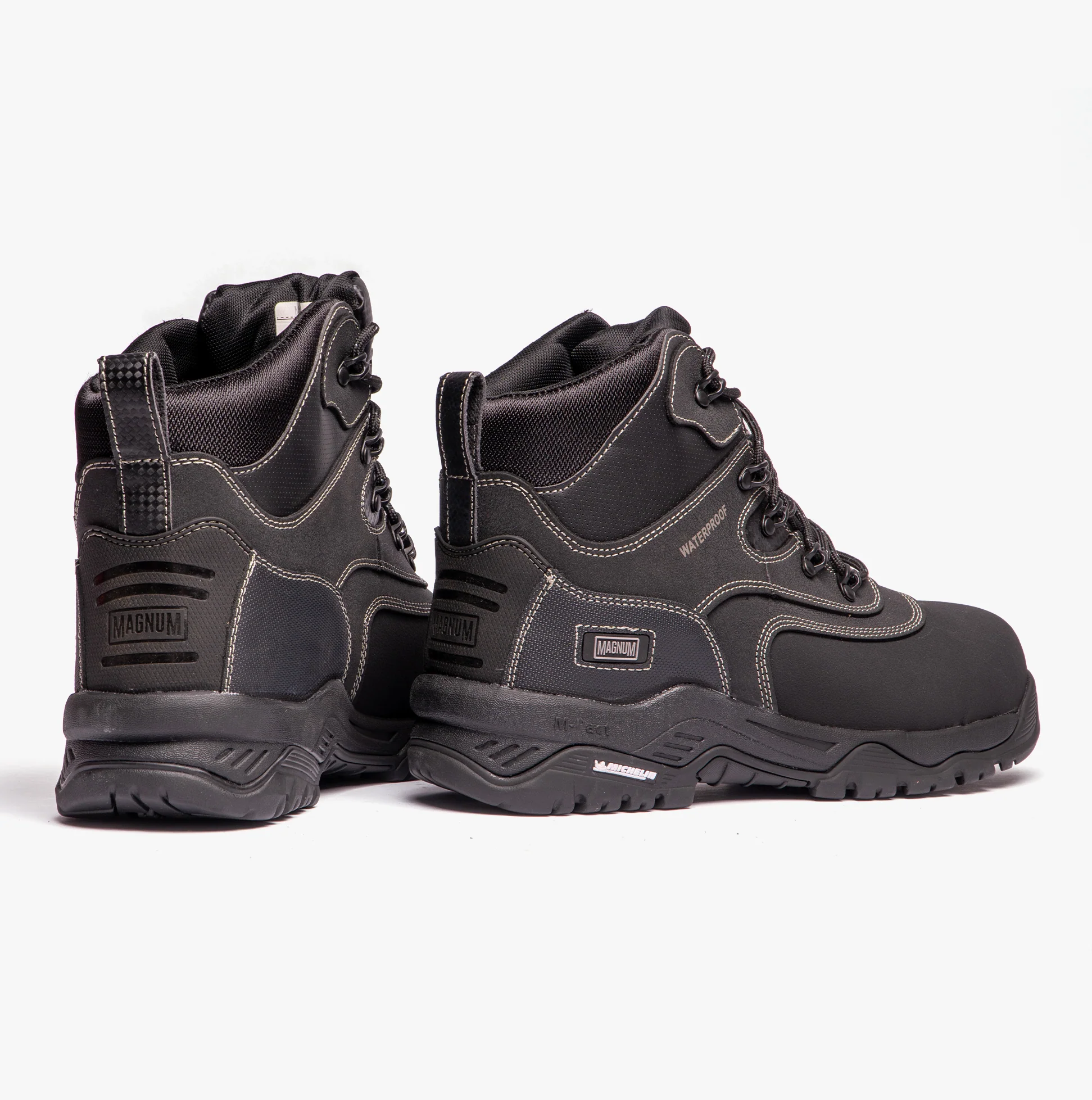 Magnum BROADSIDE 6.0 Mens Leather Industrial Safety Boots Black - Image 3