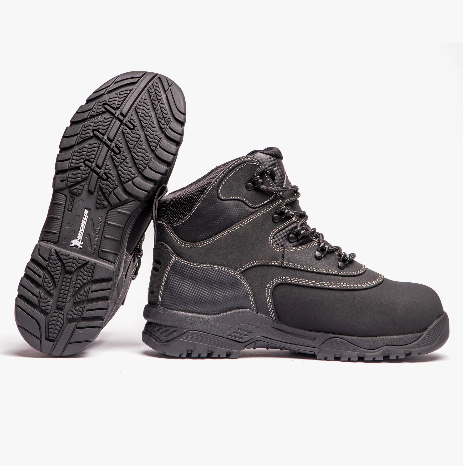 Magnum BROADSIDE 6.0 Mens Leather Industrial Safety Boots Black - Image 6