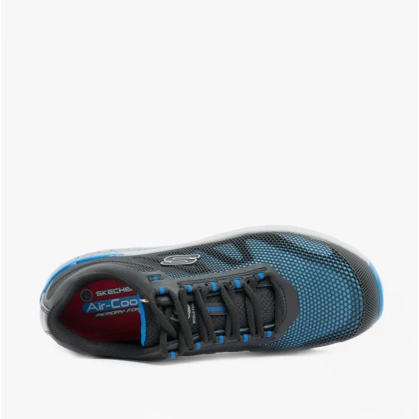 Skechers Work 77180EC BULKLIN - LYNDALE Mens Safety Trainers Blue - Image 4
