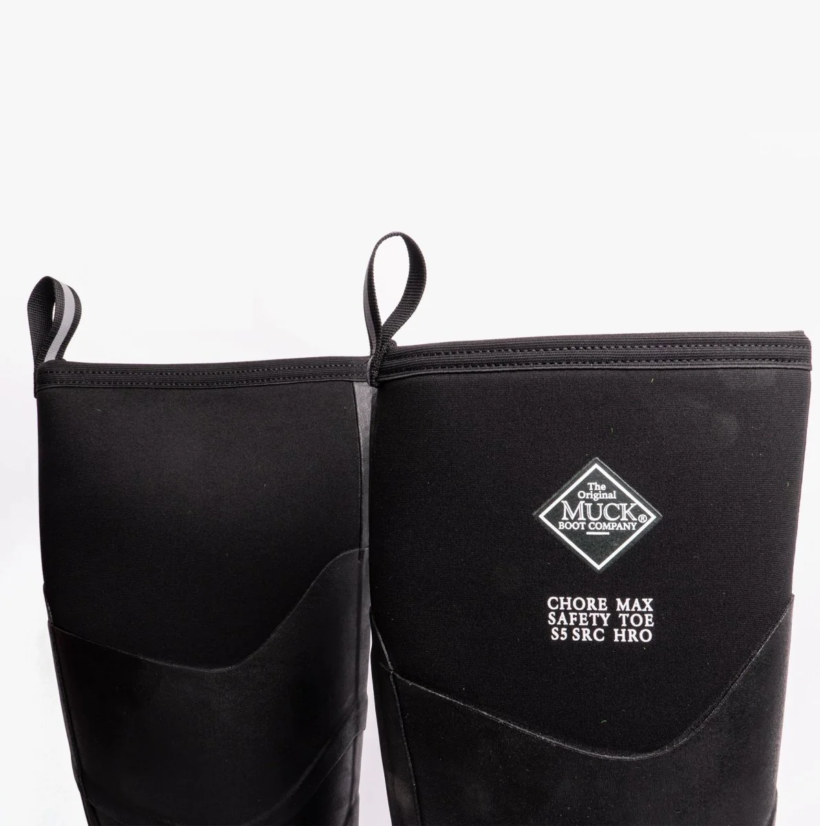 Muck Boots CHORE MAX S5 Unisex Rubber Safety Wellington Boots Black - Image 11