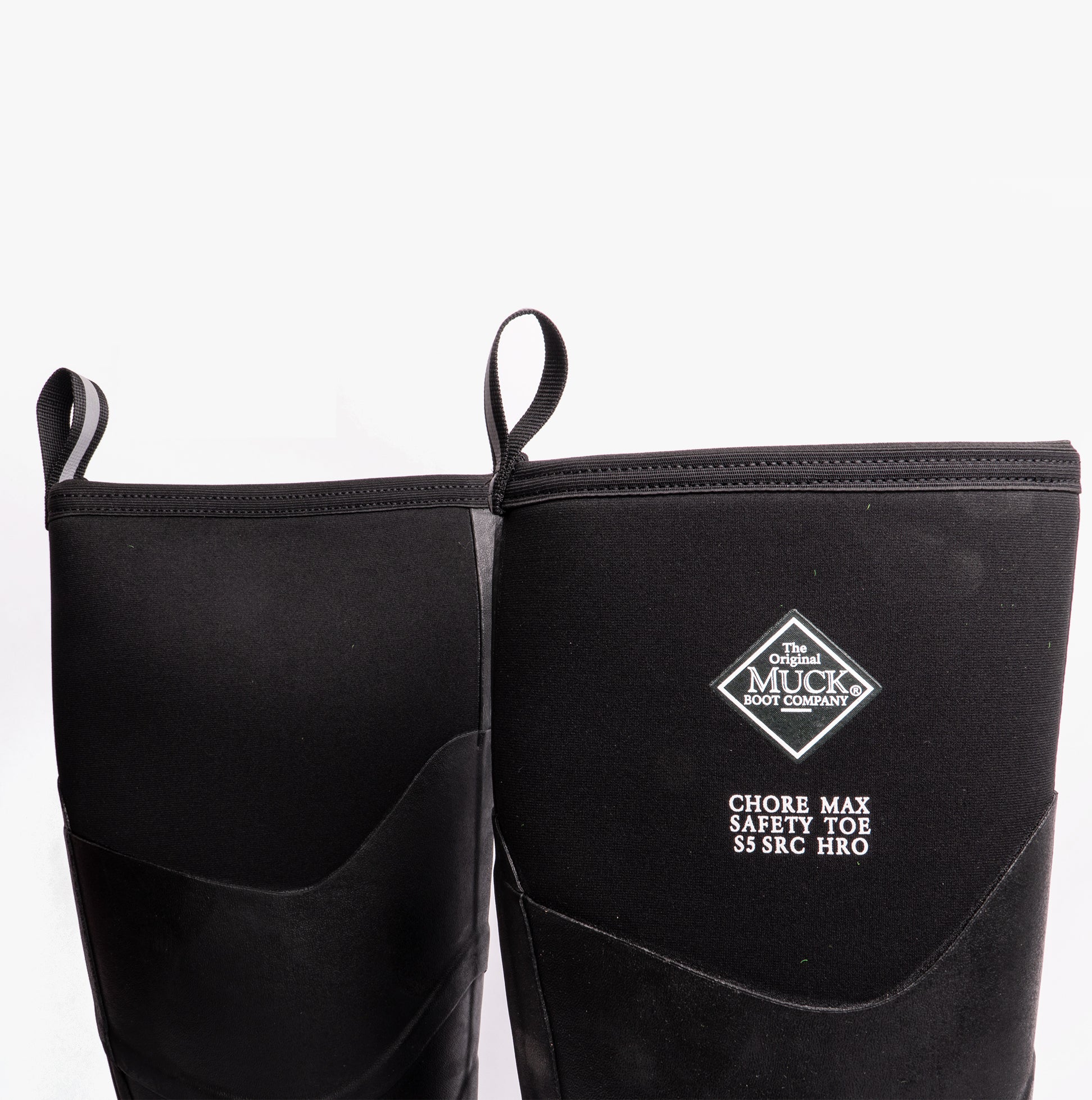 Muck Boots CHORE MAX S5 Unisex Rubber Safety Wellington Boots Black - Image 5