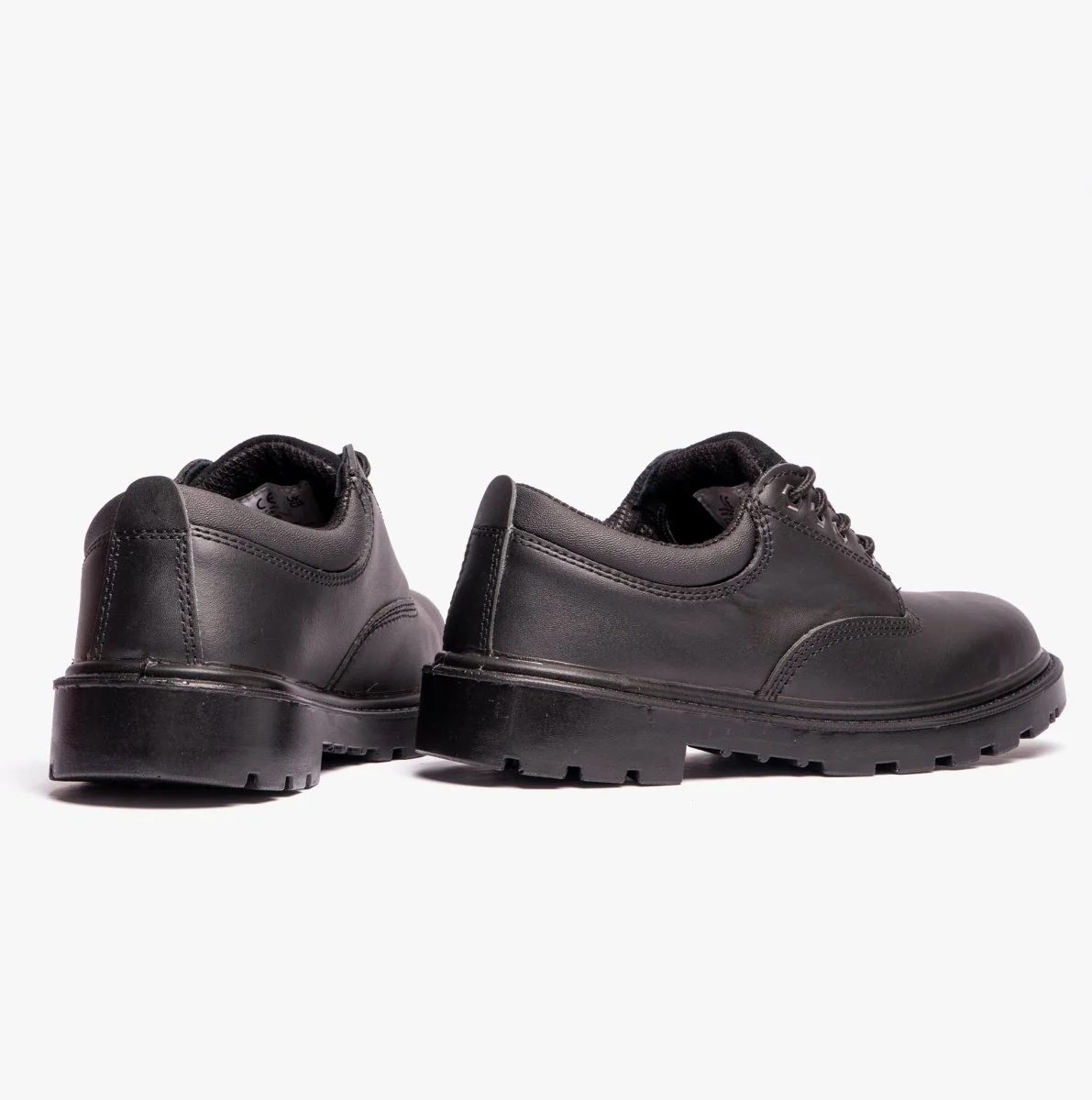 Grafters CONTRACTOR Unisex Leather Safety Shoes Black - Image 10