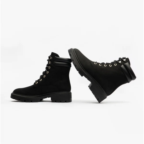 Timberland CORTINA VALLEY 6'' Womens Boots Black Nubuck - Image 4