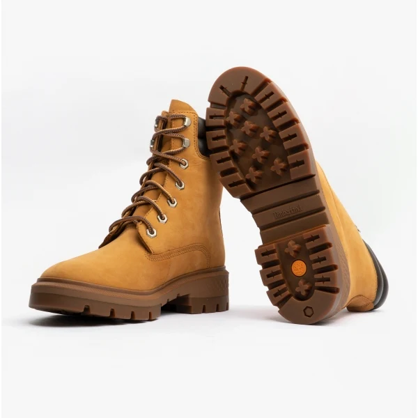 Timberland Cortina Valley 6in Womens Boots Wheat Nubuck - Image 6