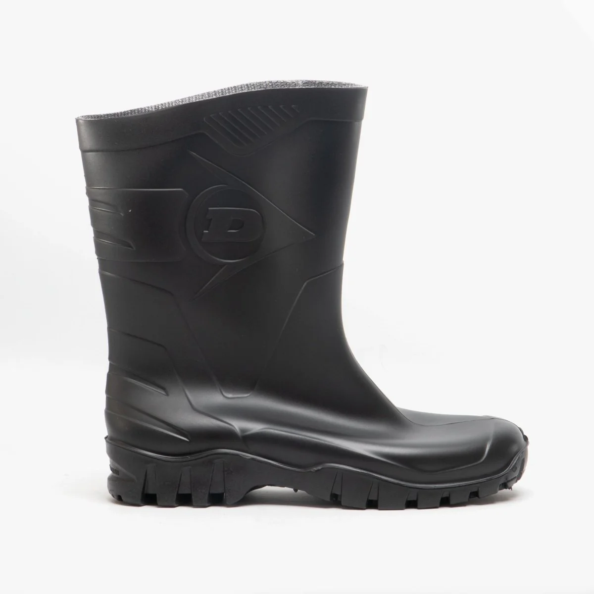 Dunlop DEE Unisex Half Length Wellington Boots Black - Image 3