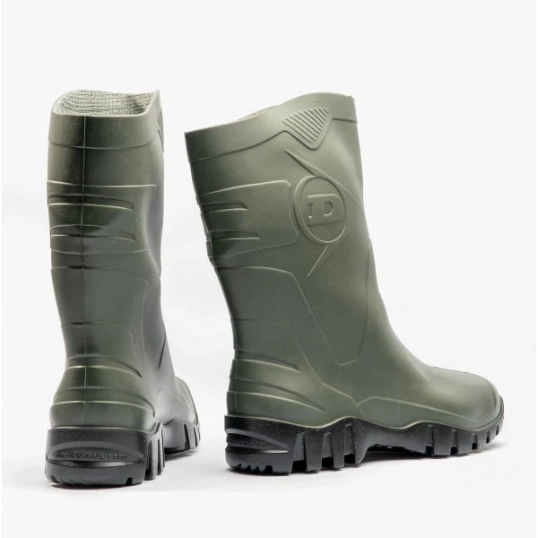 Dunlop DEE Unisex Half Length Wellington Boots Green - Image 14