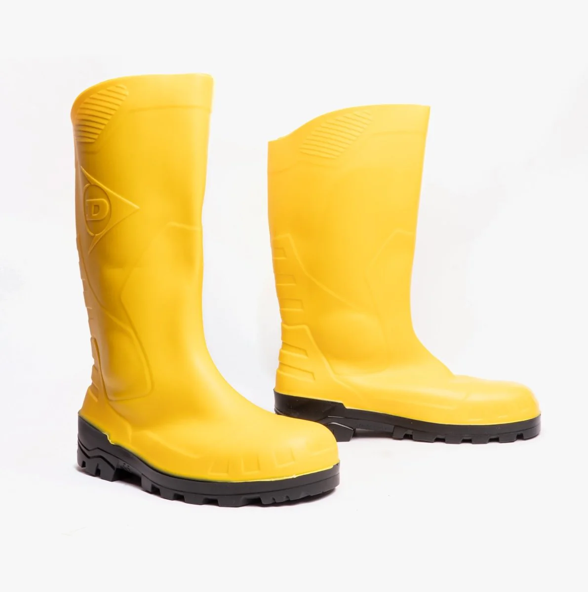 Dunlop DEVON Unisex Steel Safety Wellington Boots Yellow - Image 9