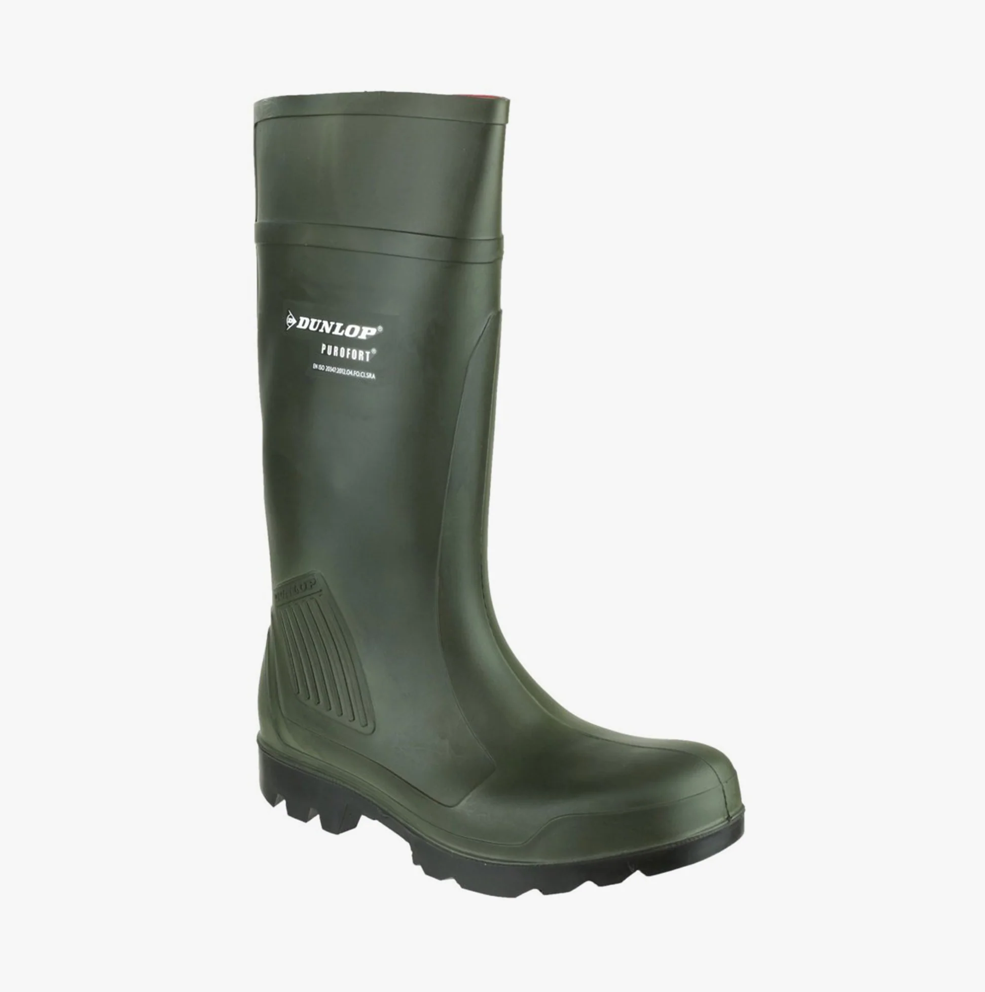Dunlop PUROFORT Unisex Wellington Boots Green - Image 3