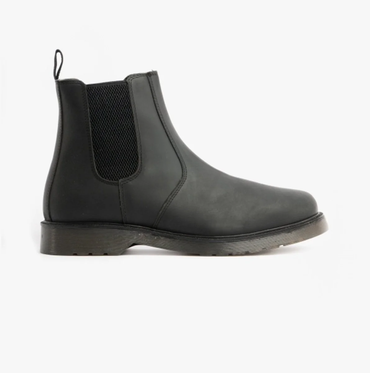 STB ELLIS Unisex Leather Air Cushioned Dealer Boots Waxy Black - Image 8