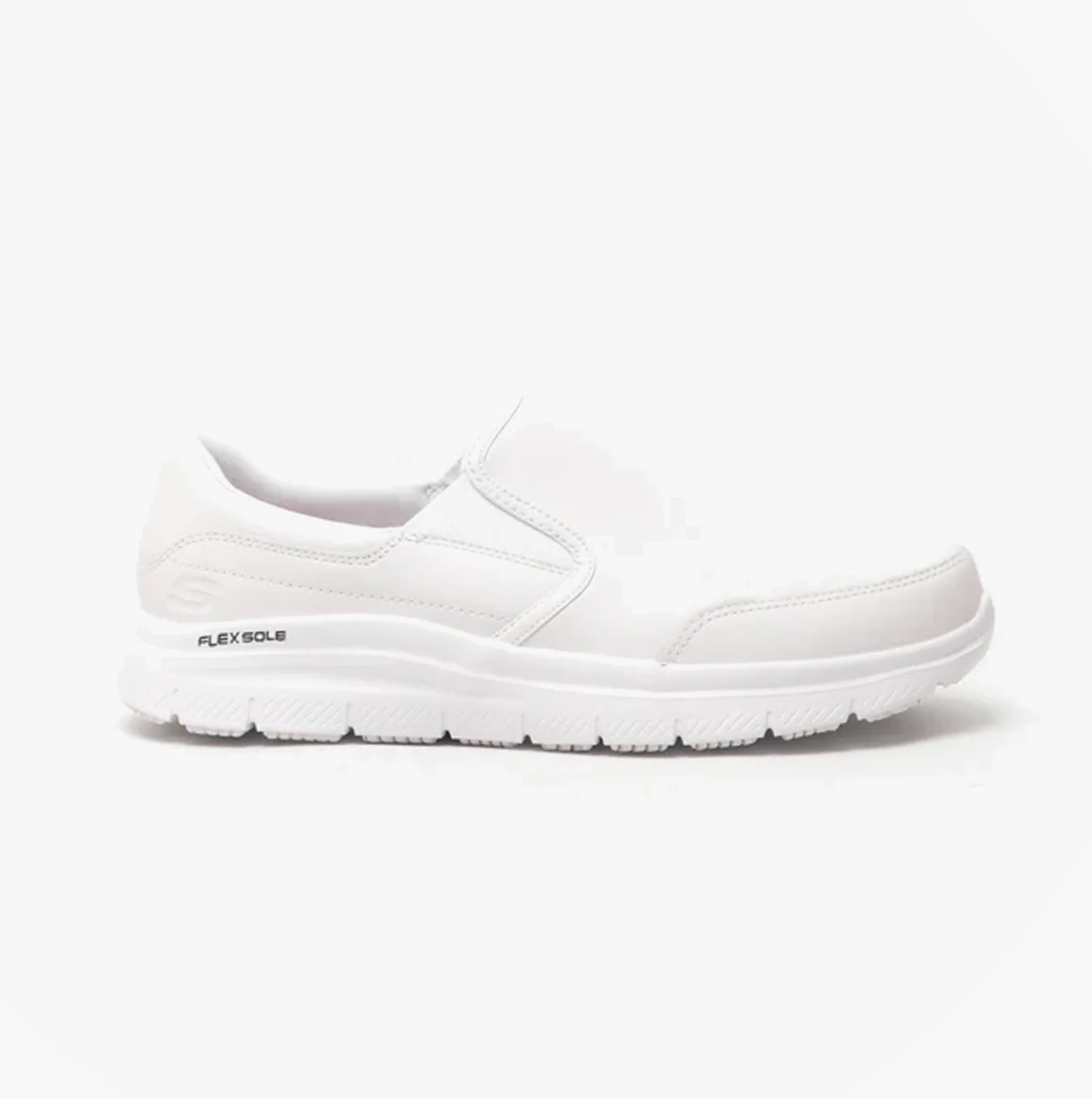 Skechers Work 77071EC FLEX ADVANTAGE- BRONWOOD SR Mens Occupational Shoes White