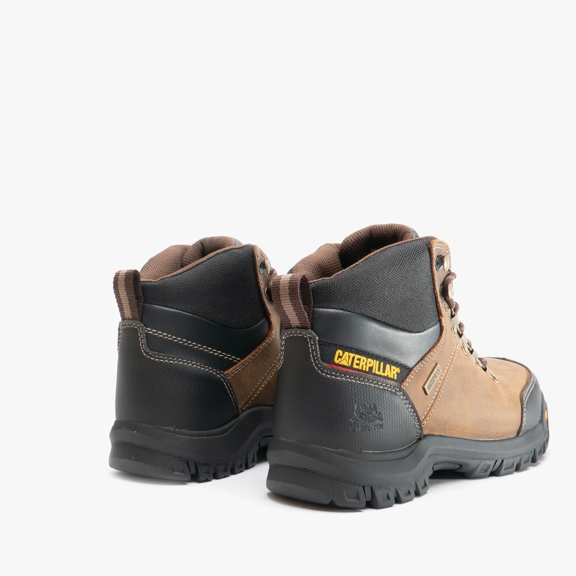 CAT FRAMEWORK Mens Safety Boots Brown - Image 5