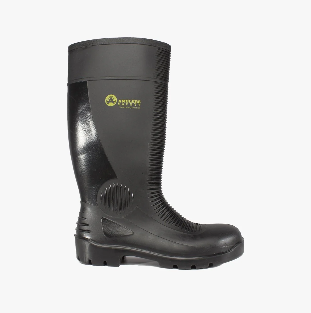 Amblers Safety FS100 Unisex Safety Boots Wellington Black - Image 8