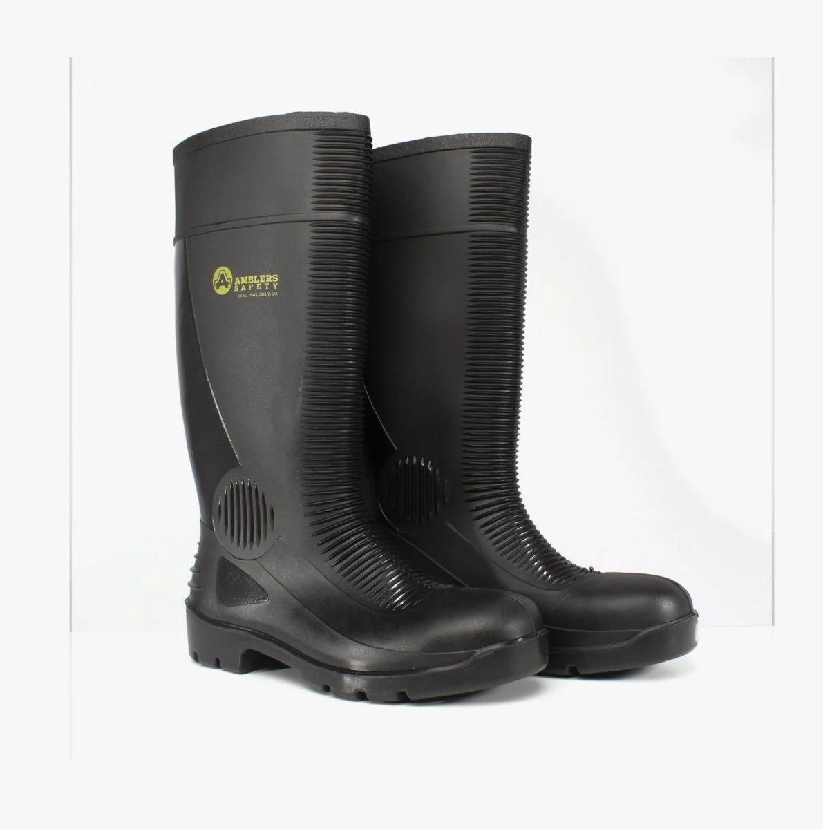 Amblers Safety FS100 Unisex Safety Boots Wellington Black - Image 9