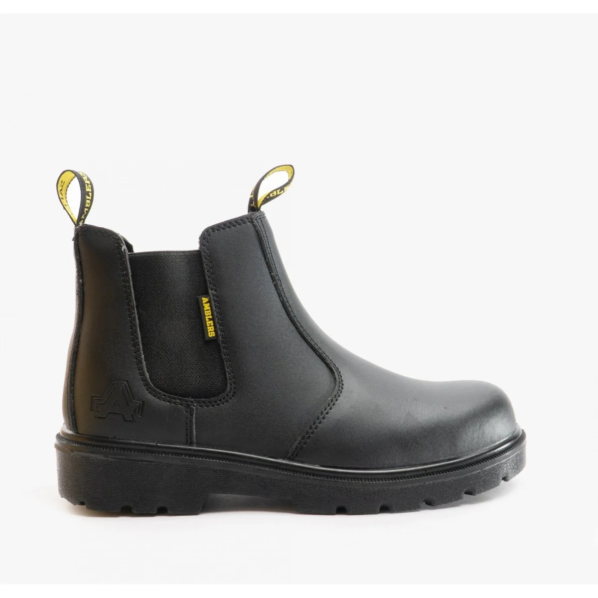 Amblers Safety FS116 Unisex Leather Chelsea Safety Boots Black - Image 14