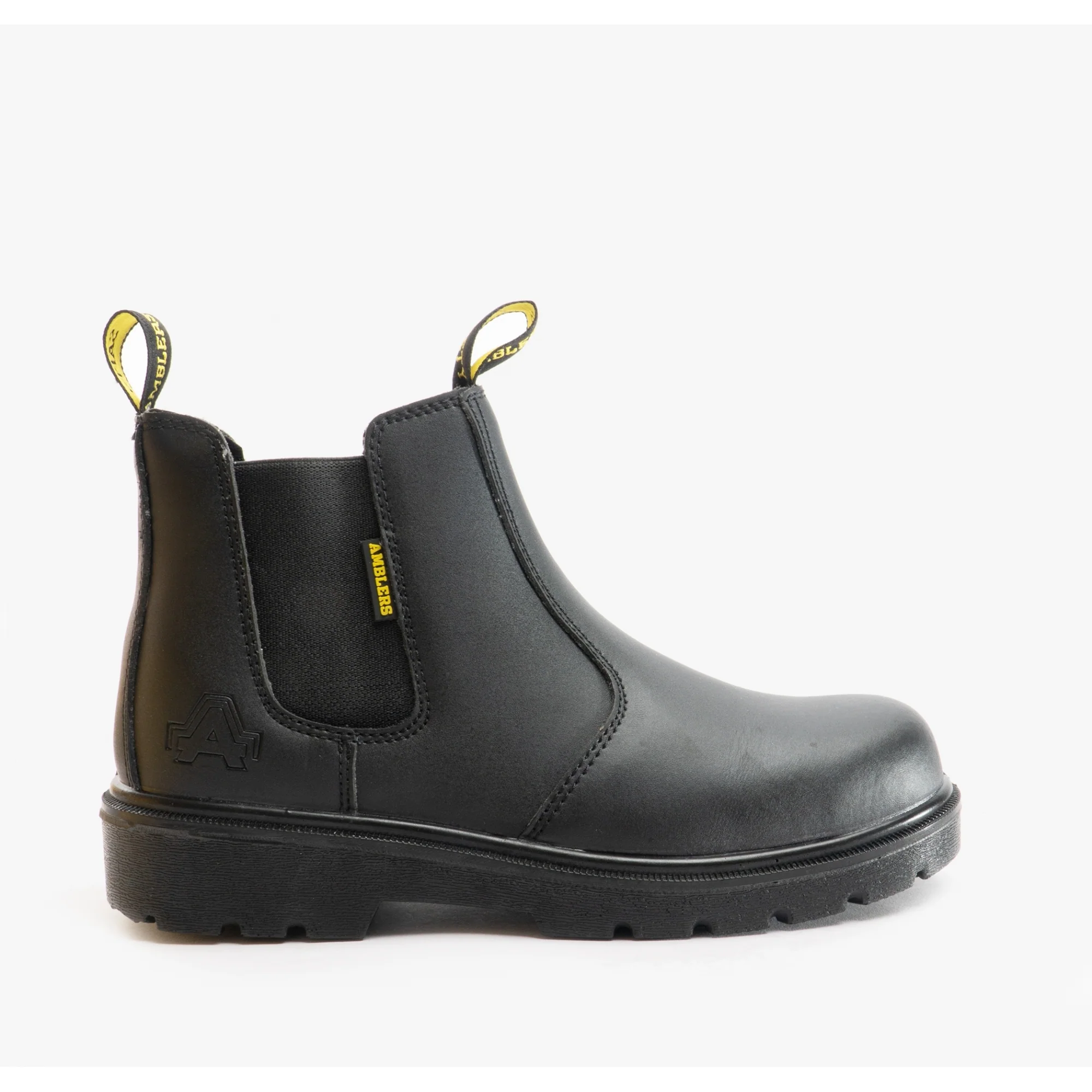 Amblers Safety FS116 Unisex Leather Chelsea Safety Boots Black - Image 7