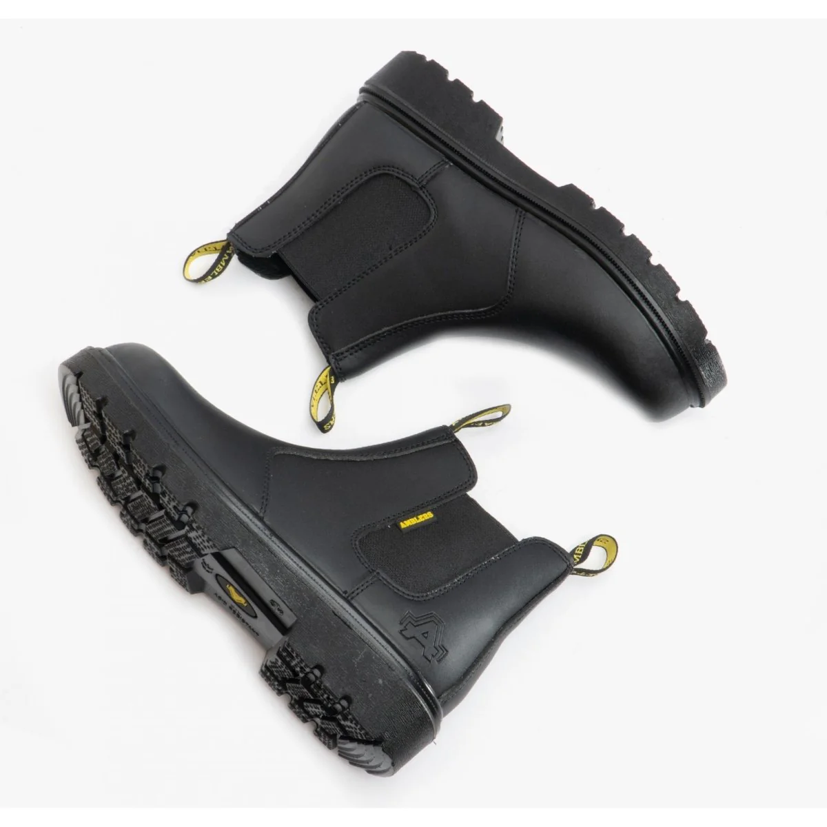 Amblers Safety FS116 Unisex Leather Chelsea Safety Boots Black - Image 9