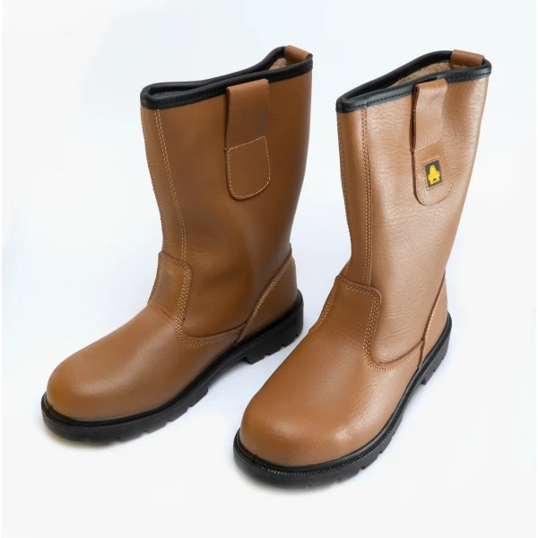 Amblers Safety FS124 Unisex Leather Safety Boots Tan - Image 2