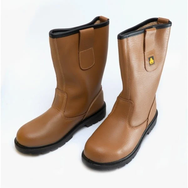 Amblers Safety FS124 Unisex Leather Safety Boots Tan - Image 8